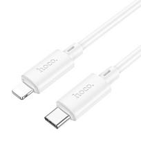 USB C prie Lightning kabelis Hoco PD 2,4A 20W 1 m X88 baltas