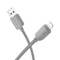 USB A į Lightning laidas Hoco 2,4A 1 m X113 pilkas