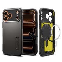 Spigen Tough Armor "T" MagSafe dėklas iPhone 17 Pro - Pilkas