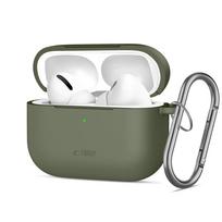 Tech-Protect silikoninis kabliuko dėklas AirPods Pro - Alyvuogių