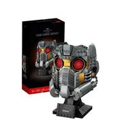 Konstruktorius Lego stiliaus Marvel - Star Lord šalmas 692 dalių