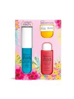 IDC INSTITUTE Kūno dulksna ir dušo gelis (2x90 ml), kūno kremas (30 ml)
