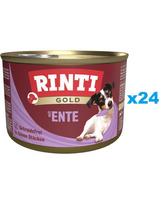 RINTI Auksinės ančių širdelės Mini ančių širdelės mažoms veislėms 24x185 g