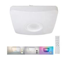 Rabalux - reguliuojamas RGB LED lubinis šviestuvas su garsiakalbiu LED/18W/230V + nuotolinis pultas