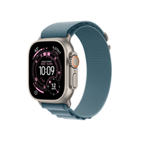 Apple Watch Ultra 3 (2025) GPS + 5G 49mm Natural Titanium Case with Alpine Loop L Light Blue