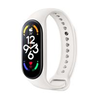 Silikoninė apyrankė XIAOMI Mi Band 5 / 6 / 7 smėlio (11)