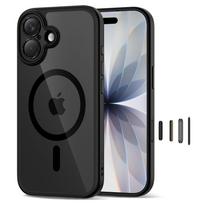 Tech-Protect Magpeak Magsafe CC dėklas iPhone 17 - Skaidrus Juodas