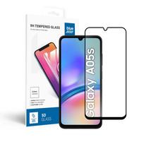 Apsauginis stiklas Blue Star - SAMSUNG A05s Full Face (visiškai klijuotas su rėmu / mažo dydžio) - juodas Apsauginis stiklas Blue Star