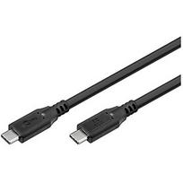 Goobay USB-C™ Cable, USB 3.2, 60 W, 5Gbit/s, Power Delivery, 1.5 m, Black 74727