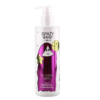 Crazy Hair Raspberry & Blueberry giliai valantis šampūnas, 300 ml.