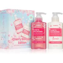 KUNDAL Honey & Macadamia Cherry Blossom Edition dovanų rinkinys plaukams