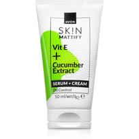 Avon Mattify Vit E + Cucumber Extract kremas „Du viename“ 50 ml