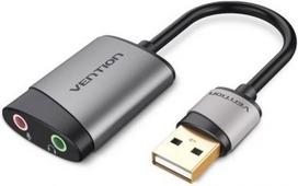 SOUND CARD USB 2-PORT/0.15M CDKHB VENTION CDKHB | 6922794739895