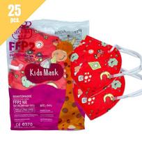 FFP2 NR vaikiškos veido kaukės (respiratoriai), 25 vnt.