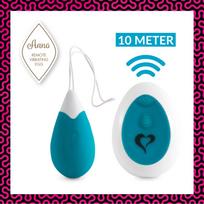 FeelzToys FeelzToys Anna Intimate Remote Vibrating Egg Deep Green, 10 Modes
