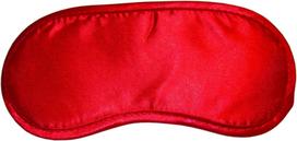 Sex&Mischief Sportsheets S&M Satin Blindfold Red - Soft Padded Eye Mask