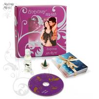 Kemis Love Academy Couples Game - Massage Techniques Set, Aromatic Oil, Incense