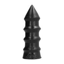 Domestic Partner Domestic Partner Bunker Buster Black Large Anal Plug Soft Rubber