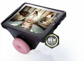 Fleshlight Fleshlight LaunchPAD Tablet Mount for iPad 2/3/4 - Adjustable Grip System