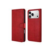 Dėklas HDD Clasp Wallet Case Samsung S901 S22 5G raudonas