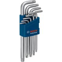 Šešiakampių raktų rinkinys BOSCH 1600A01TH4 Torx 9 vnt.