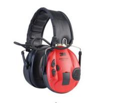 Apsauginės ausinės Peltor SportTac 26dB, raudona/juoda MT16H210F MT16H210F-478-RD, 3M