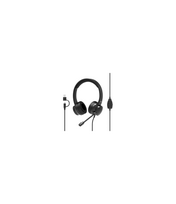 PORT CONNECT | USB Comfortable Stereo Office Microphone Headset | Built-in microphone | Wired | Black