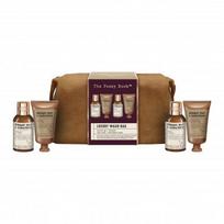 The Fuzzy Duck Bergamot, Hemp & Sandalwood Men's Luxury Wash Bag Gift Set Kūno priežiūros rinkinys