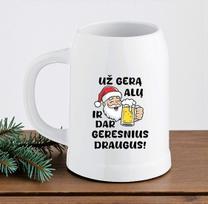 Keramikinis bokalas „Už gerą alų ir dar geresnius draugus“