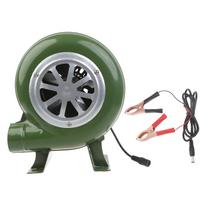 12V 40W/60W/80W Oro pūstuvas BBQ Lauko kelionėms Nešiojamas variklio pūstuvas Įrankis Daugiafunkcinė krosnelė Namų pūstuvas kempingui 80W