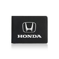 1 vnt. automobilio emblema, vairuotojo pažymėjimo dėklas, ID, kredito kortelių laikiklis Honda Civic Xrv Hrv Crv Brv City Accord Fit Jazz Insight Pilot Passport Stepwgn juoda