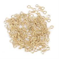 300PCS Carp Fishing Wire Eyes Sinker Steel Alloy Screw  s Mould Loops Tackle Accessory S