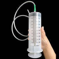 1 vnt. 550 ml didelės talpos švirkštai Alyvos siurblys su 1 m žarna Gyvūnų šėrimo matavimo siurblys Hidroponika Maistinių medžiagų didelis švirkštas
