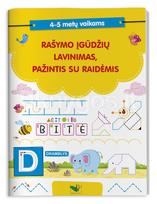 Rašymo įgūdžių lavinimas, pažintis su raidėmis 4–5 metų vaikams - Roberta Fanti