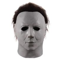 Helovino Cosplay Michael Myers vakarėlio kaukės iš latekso, pilna galva, baisus siaubo žudikas, suaugusiems, Helovino scenos pasirodymų kaukė