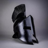 Spartan Helmet Handmade Greek Warrior Armor for Cosplay, LARP, Halloween Decor High-Quality Replica Helmet Medieval Decor