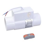 50mm 220V 50Hz 12W Inline ortakis Mini ištraukiamasis ventiliatorius vėdinimui auginimo palapinei, gyvūnų dėžei, šiltnamiui, rūsiui, dirbtuvėms