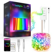 RGB LED Wifi išmaniojo televizoriaus foninis apšvietimas USB 5V IP44 aplinkos juosta, 3M