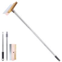 Pizza Oven Cleaning Brush Grill Cleaning Tool with Scraper for Home Kitchen and Commercial Use Long Handle Design 160CM