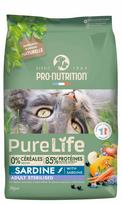 PRO-NUTRITION Pure Life Adult Sterilised sardine sausas maistas suagusioms sterilizuotoms katėms su sardinėmis  2 kg
