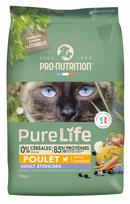 PRO-NUTRITION Pure Life Sterilised chicken sausas maistas sterilizuotoms katėms su vištiena  8 kg