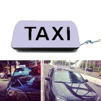 Taksi ženklas Kabinos stogo viršutinis antgalis Automobilio magnetinis ženklas Lempa 12V Šviesa Vandeniui atsparus