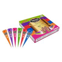 Neha Classic spalvos chna tūtelė, 1 vnt.(25g X 12 kūgių) Daugiaspalvis sudėtingiems rankų ir kojų Mehndi dizainams