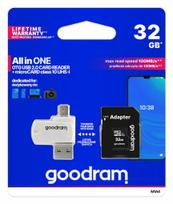 GOODRAM MicroSD 32GB All in one class 10 UHS I + Card reader