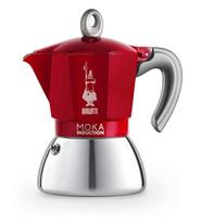 Moka induction 6 cups Bialetti, red