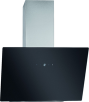 Diagonal chimney hood Bomann, black/stainless-steel