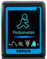 MP3/4 player with pedometer EN 4GB Lenco, blue