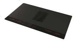 Induction hob and hood Faber Galileo Glass
