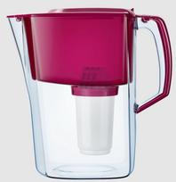 Water pitcher Atlant A5 with A5 cartridge (cherry)