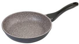 K2 die cast aluminium fry pan with GREBLON 5layer granitec in brown color coating 28x6cm